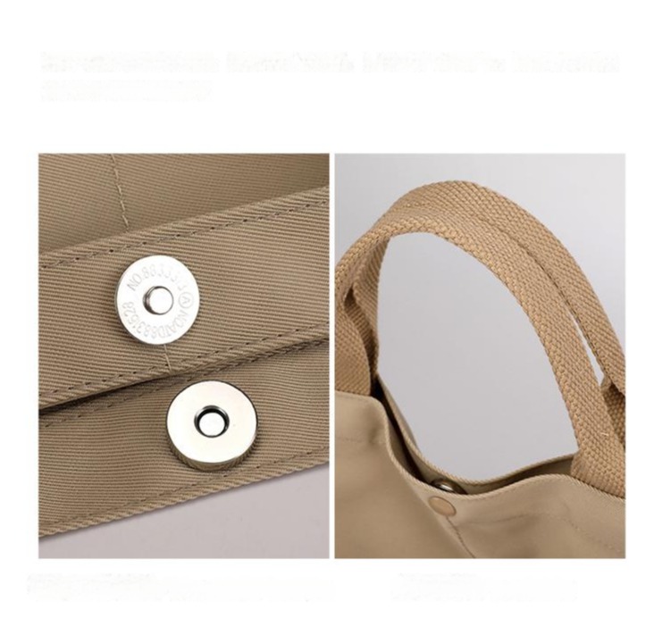 NNEDSZ Purple Minimalist Nylon Tote Bag with Adjustable Shoulder Strap, Large Capacity