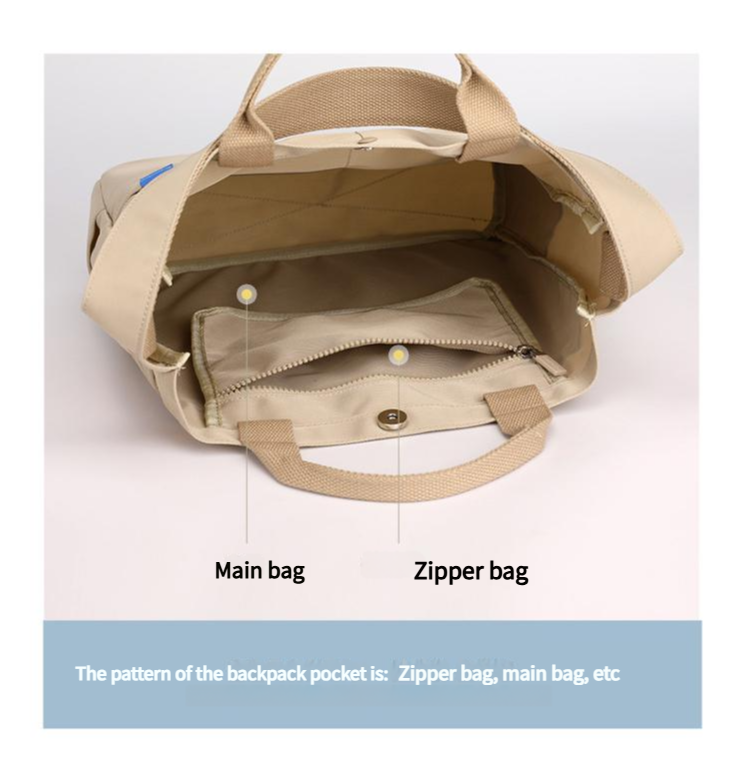 NNEDSZ Purple Minimalist Nylon Tote Bag with Adjustable Shoulder Strap, Large Capacity